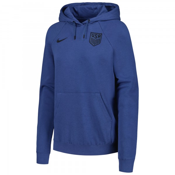 USMNT Nike WoEssential Raglan Pullover Hoodie - Blue