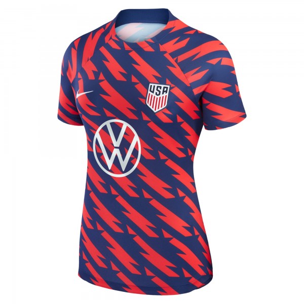 USMNT Nike Wo2023 Strike Drill Pre-Match Top - Red