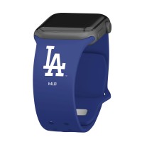 Los Angeles Dodgers Blue Logo Silicone Apple Watch Band