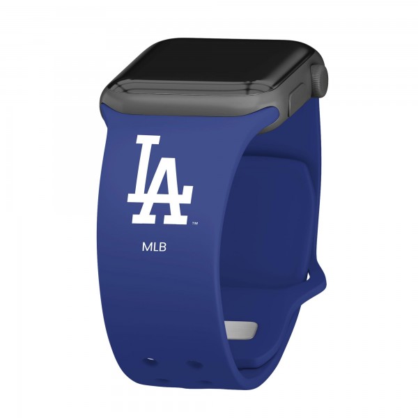 Los Angeles Dodgers Blue Logo Silicone Apple Watch Band