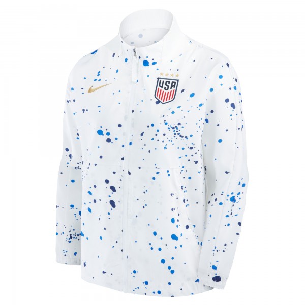 USWNT Nike WoTeam Anthem Performance Full-Zip Jacket - White