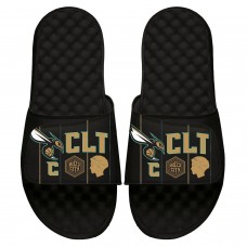 Charlotte Hornets ISlide 2022/23 City Edition Collage Slide Sandals - Black