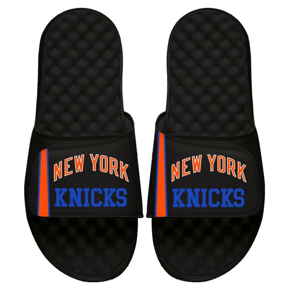 Шлепки New York Knicks ISlide 2022/23 City Edition Collage - Black