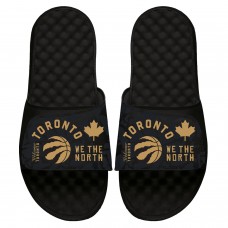 Toronto Raptors ISlide 2022/23 City Edition Collage Slide Sandals - Black