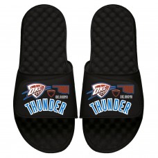 Oklahoma City Thunder ISlide 2022/23 City Edition Collage Slide Sandals - Black