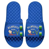 Шлепки Milwaukee Bucks ISlide 2022/23 City Edition Collage - Royal
