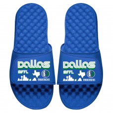 Dallas Mavericks ISlide 2022/23 City Edition Collage Slide Sandals - Royal