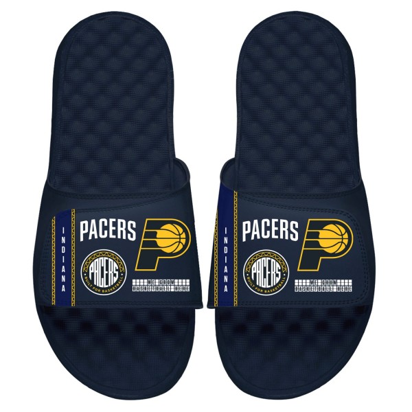 Шлепки Indiana Pacers ISlide 2022/23 City Edition Collage - Navy