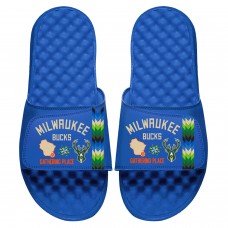 Шлепки Milwaukee Bucks ISlide Youth 2022/23 City Edition Collage - Royal
