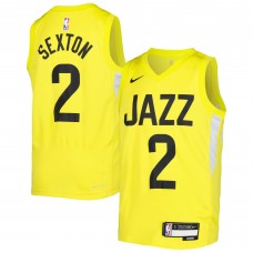 Игровая форма  Collin Sexton Utah Jazz Nike Youth 2021/22 Swingman - Icon Edition - Yellow
