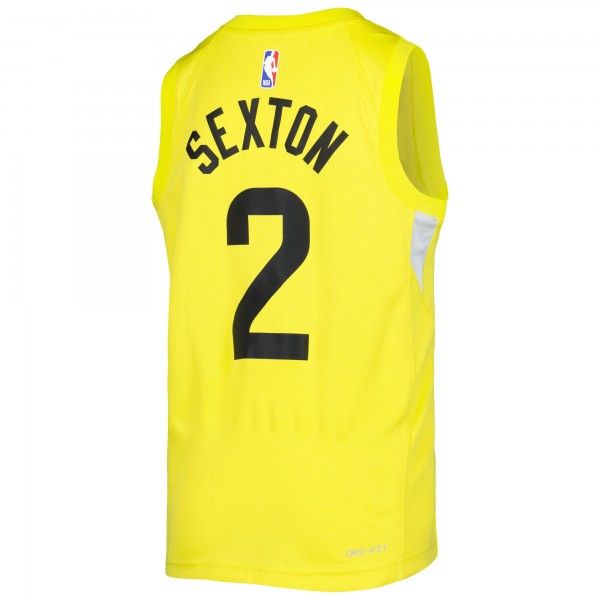Игровая форма  Collin Sexton Utah Jazz Nike Youth 2021/22 Swingman - Icon Edition - Yellow