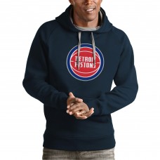 Толстовка Detroit Pistons Antigua Team Logo Victory - Navy