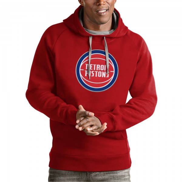 Толстовка Detroit Pistons Antigua Team Logo Victory - Red