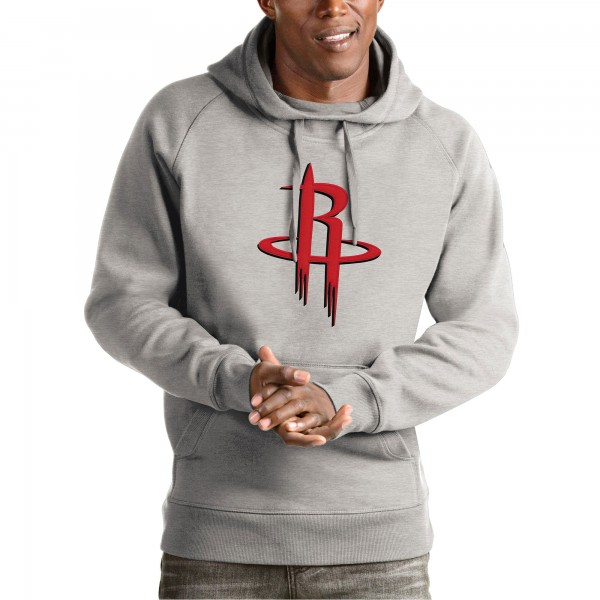 Толстовка Houston Rockets Antigua Team Logo Victory - Heather Gray