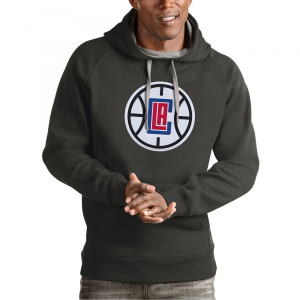 Толстовка LA Clippers Antigua Team Logo Victory - Charcoal