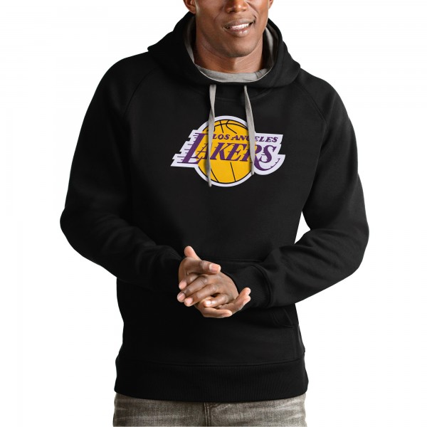 Толстовка Los Angeles Lakers Antigua Black Team Logo Victory