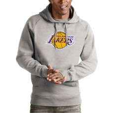 Толстовка Los Angeles Lakers Antigua Team Logo Victory - Heather Gray