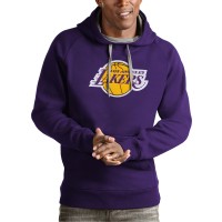 Толстовка Los Angeles Lakers Antigua Purple Team Logo Victory