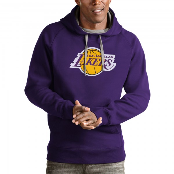 Толстовка Los Angeles Lakers Antigua Purple Team Logo Victory