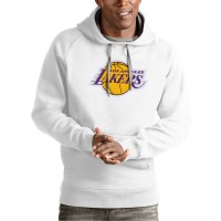Толстовка Los Angeles Lakers Antigua White Team Logo Victory