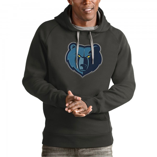 Толстовка Memphis Grizzlies Antigua Team Logo Victory - Charcoal