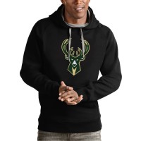 Толстовка Milwaukee Bucks Antigua Team Logo Victory - Black