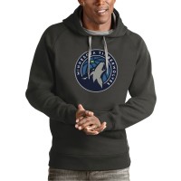 Толстовка Minnesota Timberwolves Antigua Team Logo Victory - Charcoal