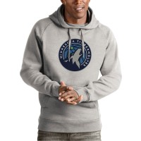 Толстовка Minnesota Timberwolves Antigua Team Logo Victory - Heather Gray