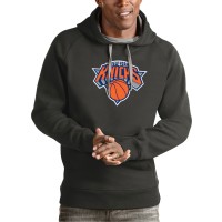 Толстовка New York Knicks Antigua Team Logo Victory - Charcoal