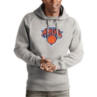 Толстовка New York Knicks Antigua Team Logo Victory - Heather Gray