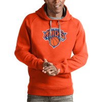 Толстовка New York Knicks Antigua Team Logo Victory - Orange