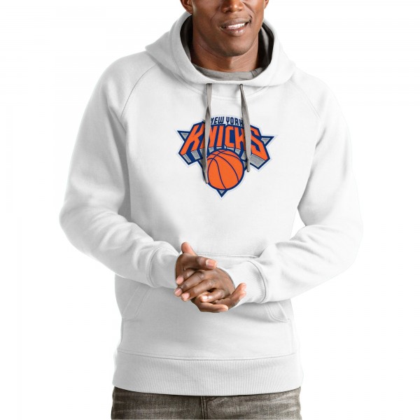 Толстовка New York Knicks Antigua Team Logo Victory - White