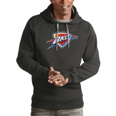 Толстовка Oklahoma City Thunder Antigua Team Logo Victory - Charcoal