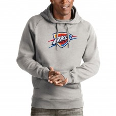 Толстовка Oklahoma City Thunder Antigua Team Logo Victory - Heather Gray