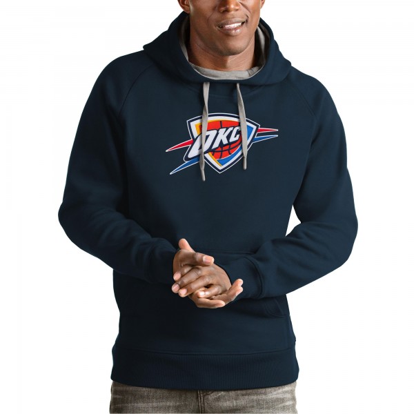 Толстовка Oklahoma City Thunder Antigua Navy Team Logo Victory