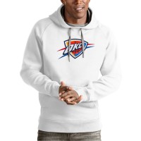 Толстовка Oklahoma City Thunder Antigua White Team Logo Victory