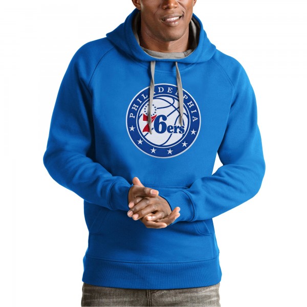 Толстовка Philadelphia 76ers Antigua Team Logo Victory - Blue