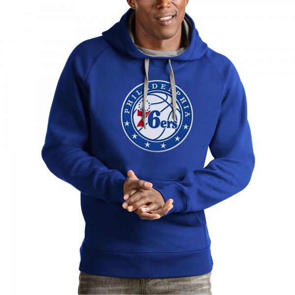 Толстовка Philadelphia 76ers Antigua Team Logo Victory - Royal
