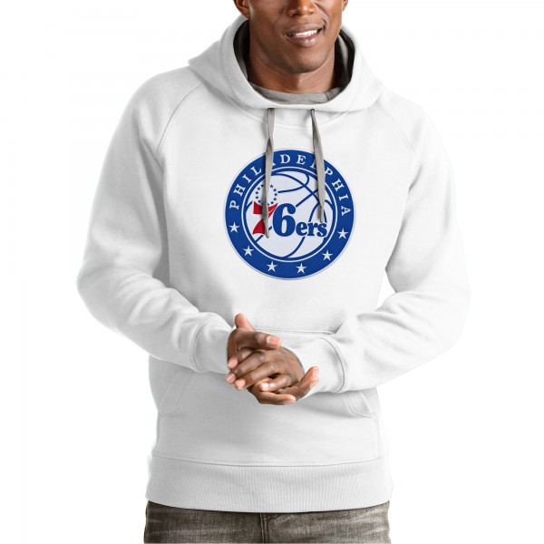 Толстовка Philadelphia 76ers Antigua Team Logo Victory - White