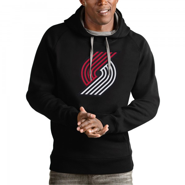 Толстовка Portland Trail Blazers Antigua Team Logo Victory - Black