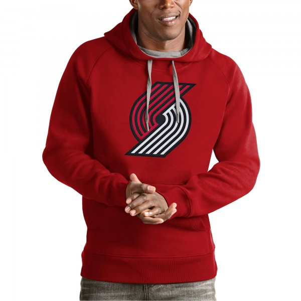 Толстовка Portland Trail Blazers Antigua Team Logo Victory - Red