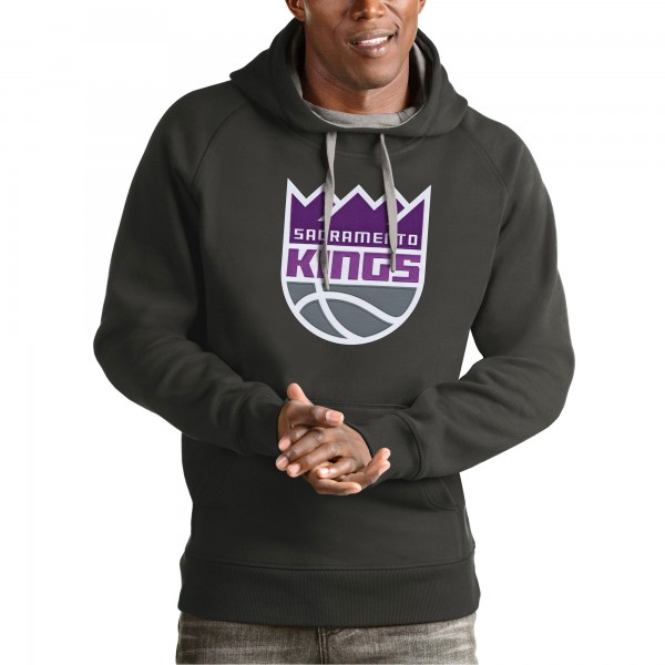 Толстовка Sacramento Kings Antigua Team Logo Victory - Charcoal