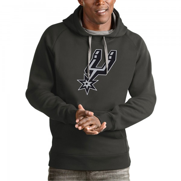 Толстовка San Antonio Spurs Antigua Team Logo Victory - Charcoal