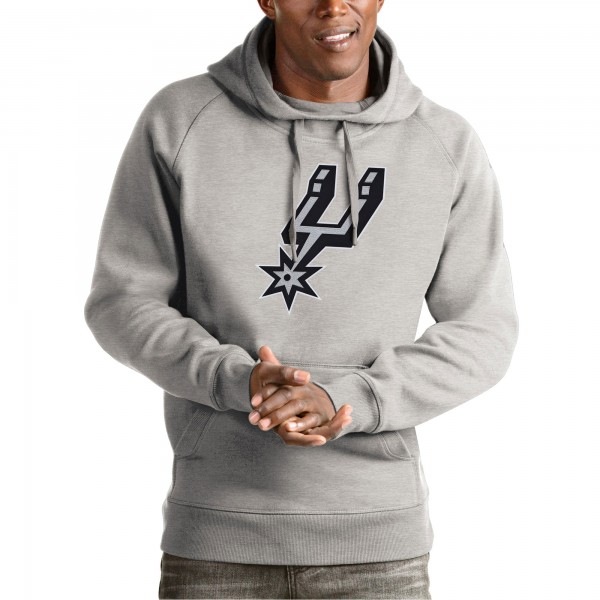 Толстовка San Antonio Spurs Antigua Team Logo Victory - Heather Gray
