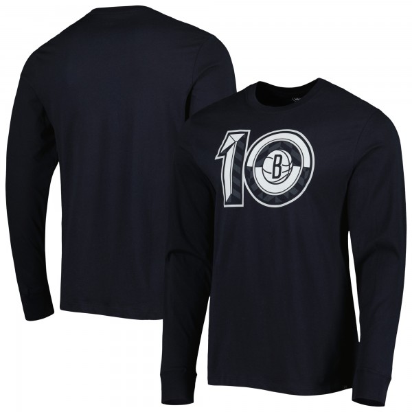 Футболка с длинным рукавом Brooklyn Nets 47 10th Anniversary Super Rival - Black