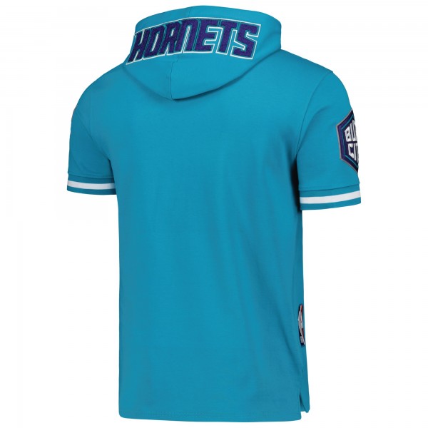Именная футболка с капюшоном LaMelo Ball Charlotte Hornets Pro Standard - Teal