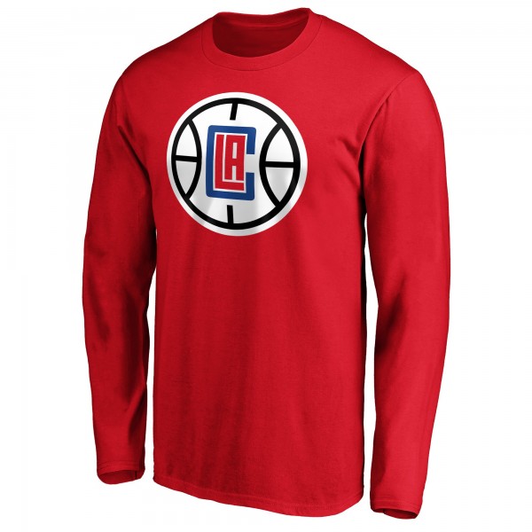 Футболка с длинным рукавом Paul George LA Clippers Playmaker Name & Number - Red