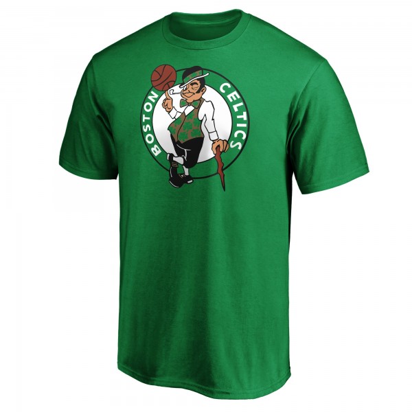 Футболка Jaylen Brown Boston Celtics Playmaker Name & Number Logo - Kelly Green