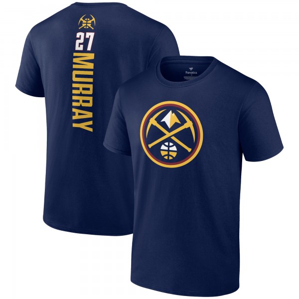 Denver Nuggets Jamal Murray Navy Playmaker Name & Number T-Shirt