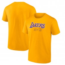 Футболка Anthony Davis Los Angeles Lakers Name & Number - Gold
